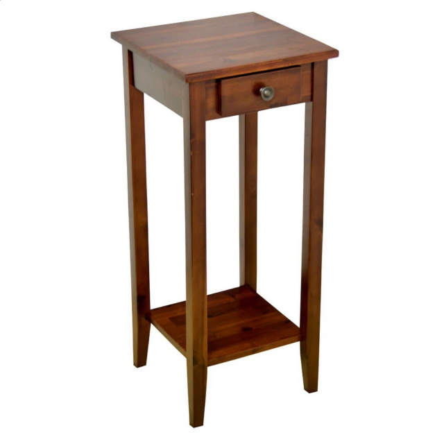 Mahogany Shaker Stickley Telephone Accent Table